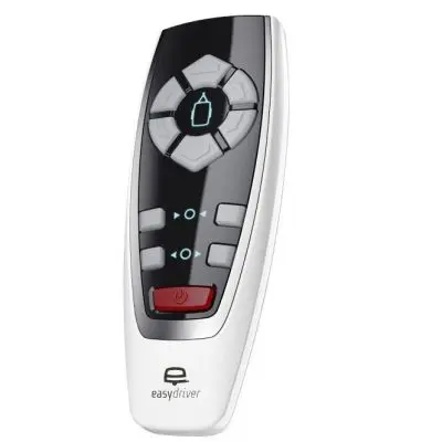 Távirányító easydriver 2.3/3.1 - klip króm matt