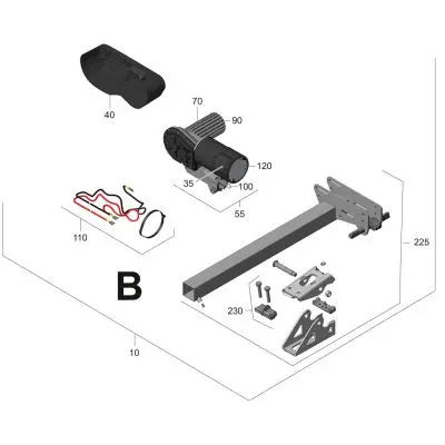 Pohonná jednotka "B" - Truma Mover smart M