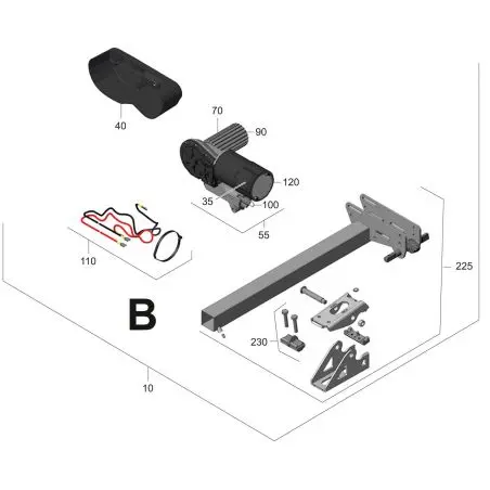 Unitatea de antrenare B - Truma Mover smart M