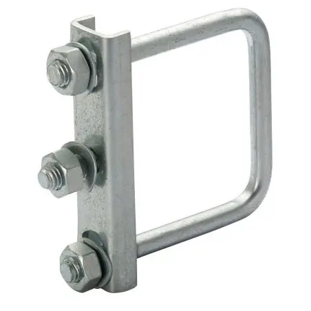 Klemmhalter mit Befestigung - an 70 mm Vierkantrohr
