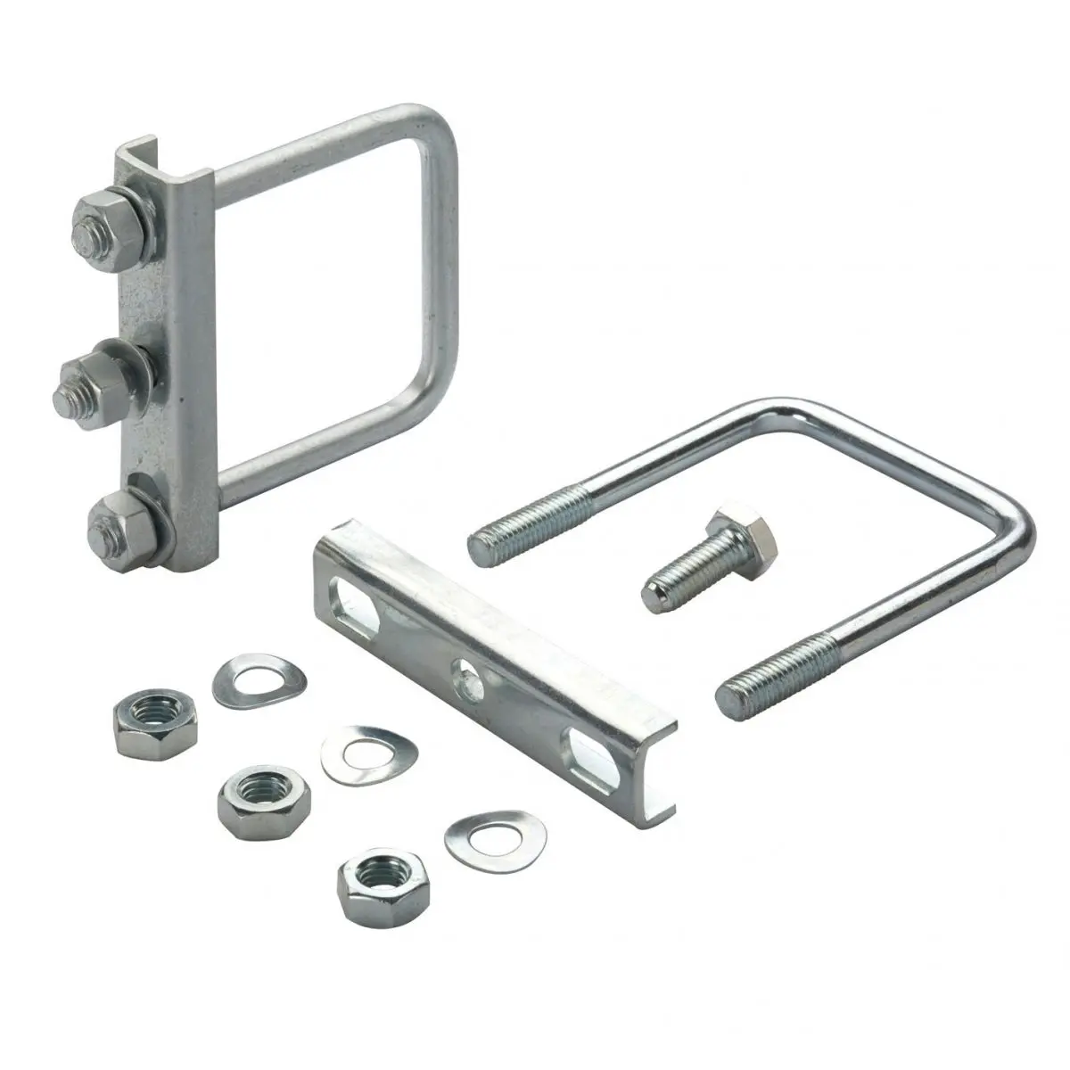Klemmhalter mit Befestigung - an 70 mm Vierkantrohr