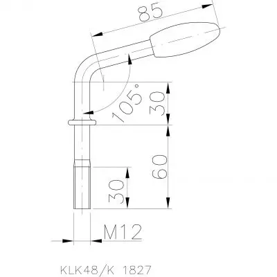 Kapcsoló a bilincstartóhoz
