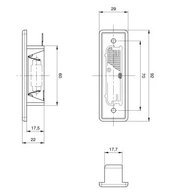 Iluminare plăcuță de înmatriculare - Jokon K 570L