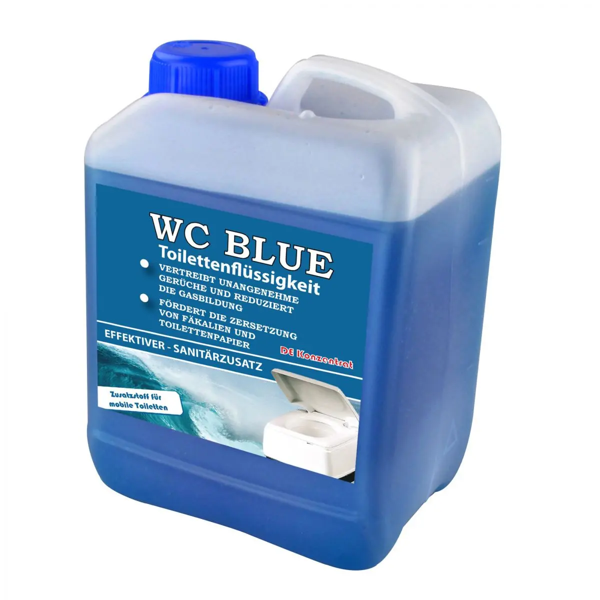 Concentrat aditiv sanitar WC Blue - 2500 ml