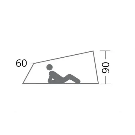 Trekking sátor Minilit - 120 x 90 x 200 cm