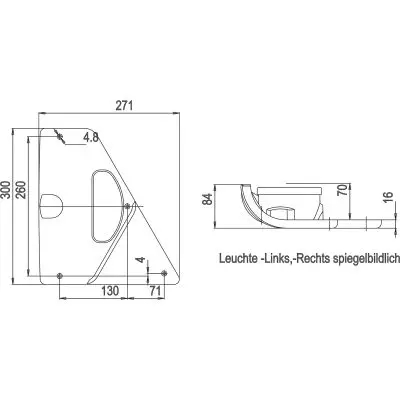 Reflector triunghiular - Jokon DR 2000