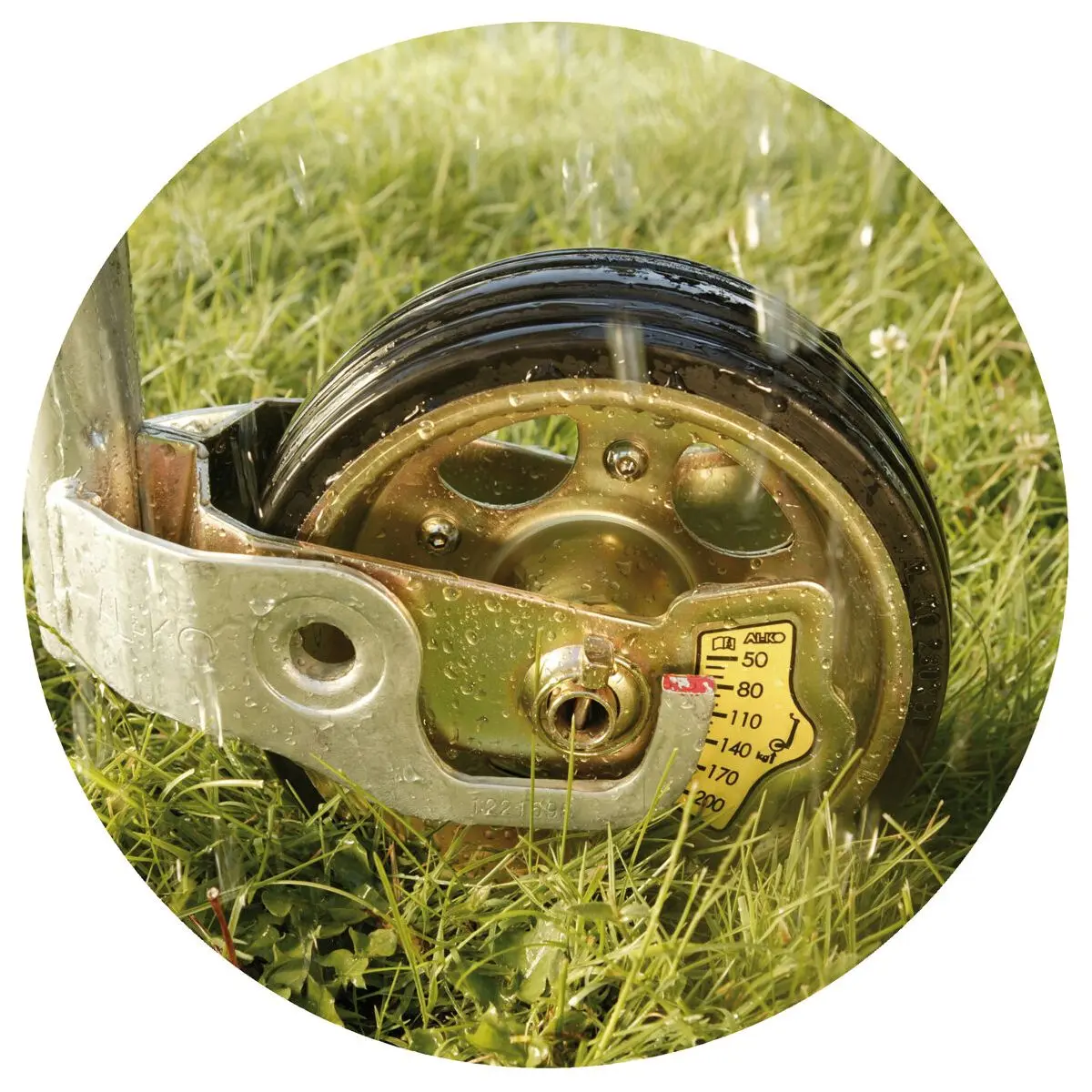 Roată de antrenament Premium - cu roată din cauciuc 230 x 80 mm