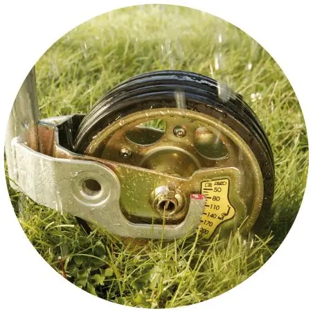 Roată de antrenament Premium - cu roată din cauciuc 230 x 80 mm