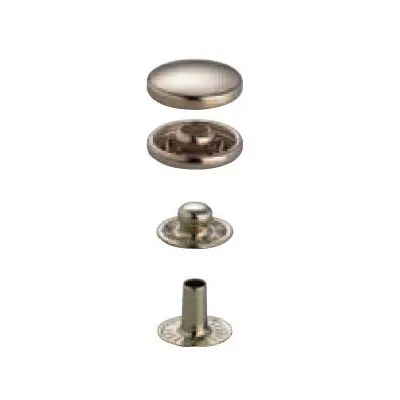 Jacheta cu capse Prym - argintiu 15 mm