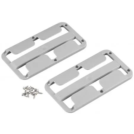 Set 2 suporturi pentru tulpini - gri deschis
