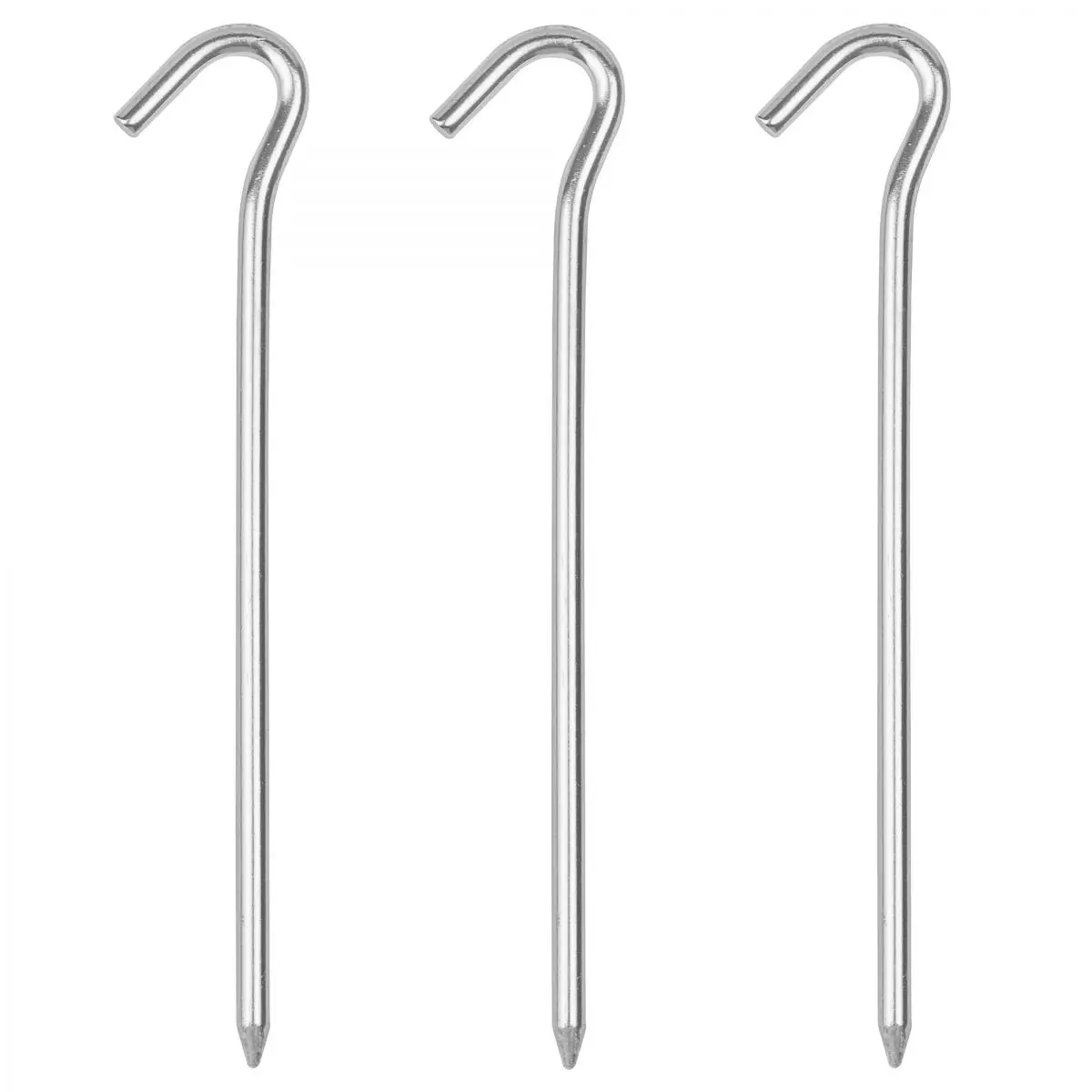 Cuie șlefuită din aluminiu - 3 buc
