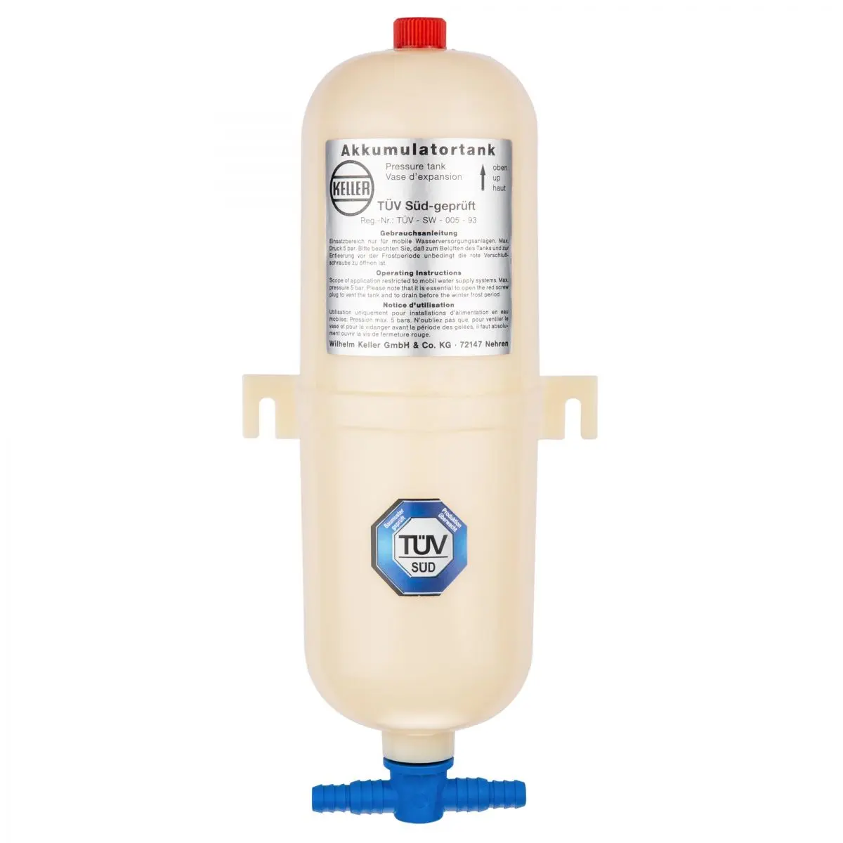 Nádržka na vyrovnávanie tlaku - 1 liter