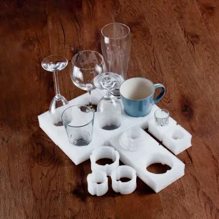 Üveg biztosítéktálca - üveg és porcelán védelem