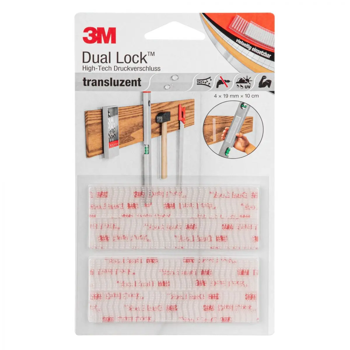 Upevňovací systém 3M Dual Lock High-Tech - 1,9 x 10 x 0,35 cm
