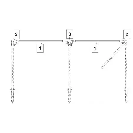Szélvédő Flex Grey Basic - 460 x 140 cm