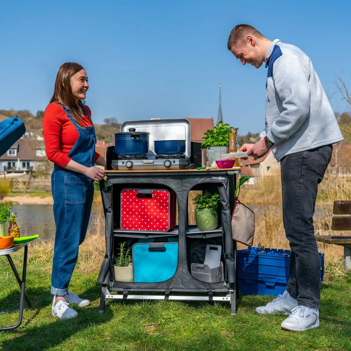Camping edénykészlet 9 részes - tapadásmentes bevonattal