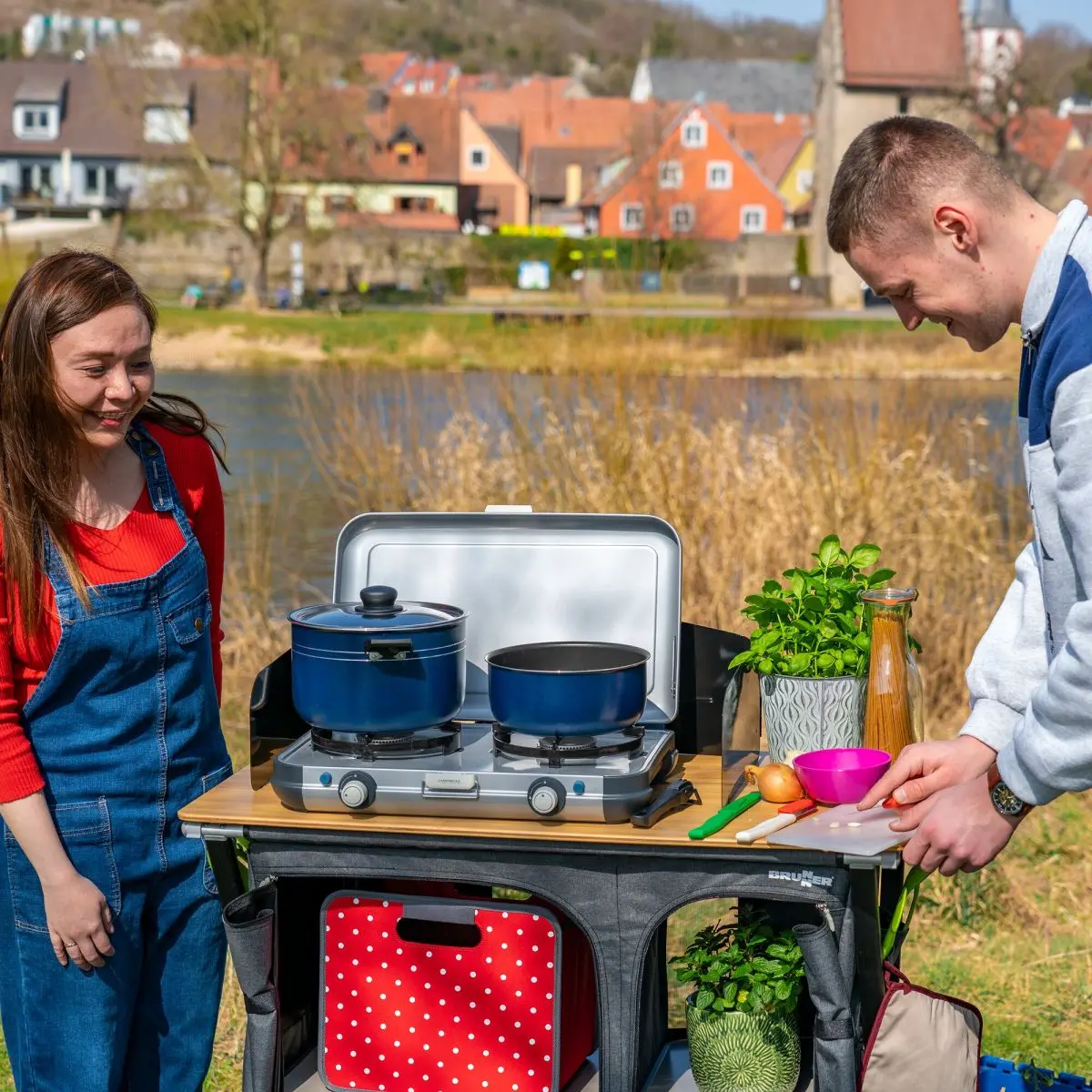 Camping edénykészlet 9 részes - tapadásmentes bevonattal