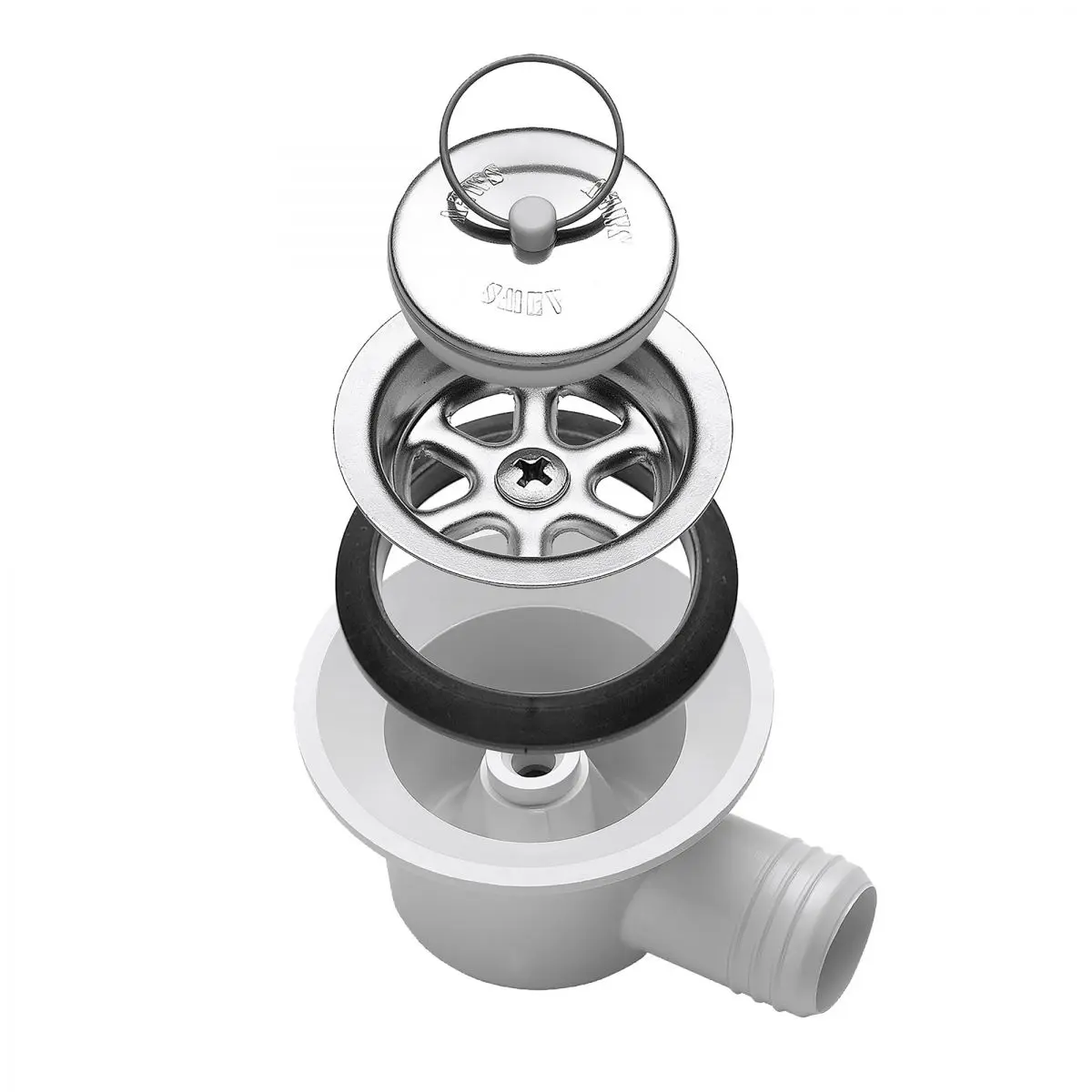 Šikmé vypúšťacie kovanie, odtok 20 mm