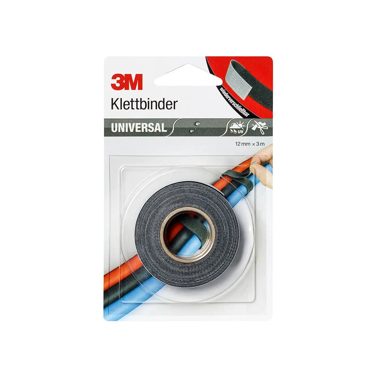 3M Universal Klettbinder - 300 x 1,2 cm