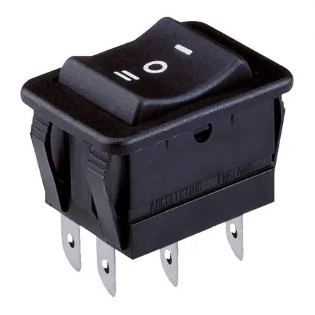 Comutator basculant pornit-oprit-pornit - pentru lumina de marchiză cu LED