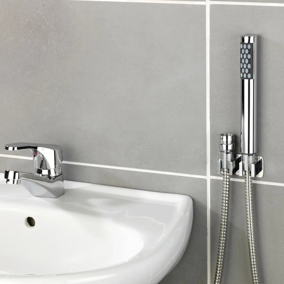 Umývadlová sprcha s háčikom Duo - dĺžka: 115 cm