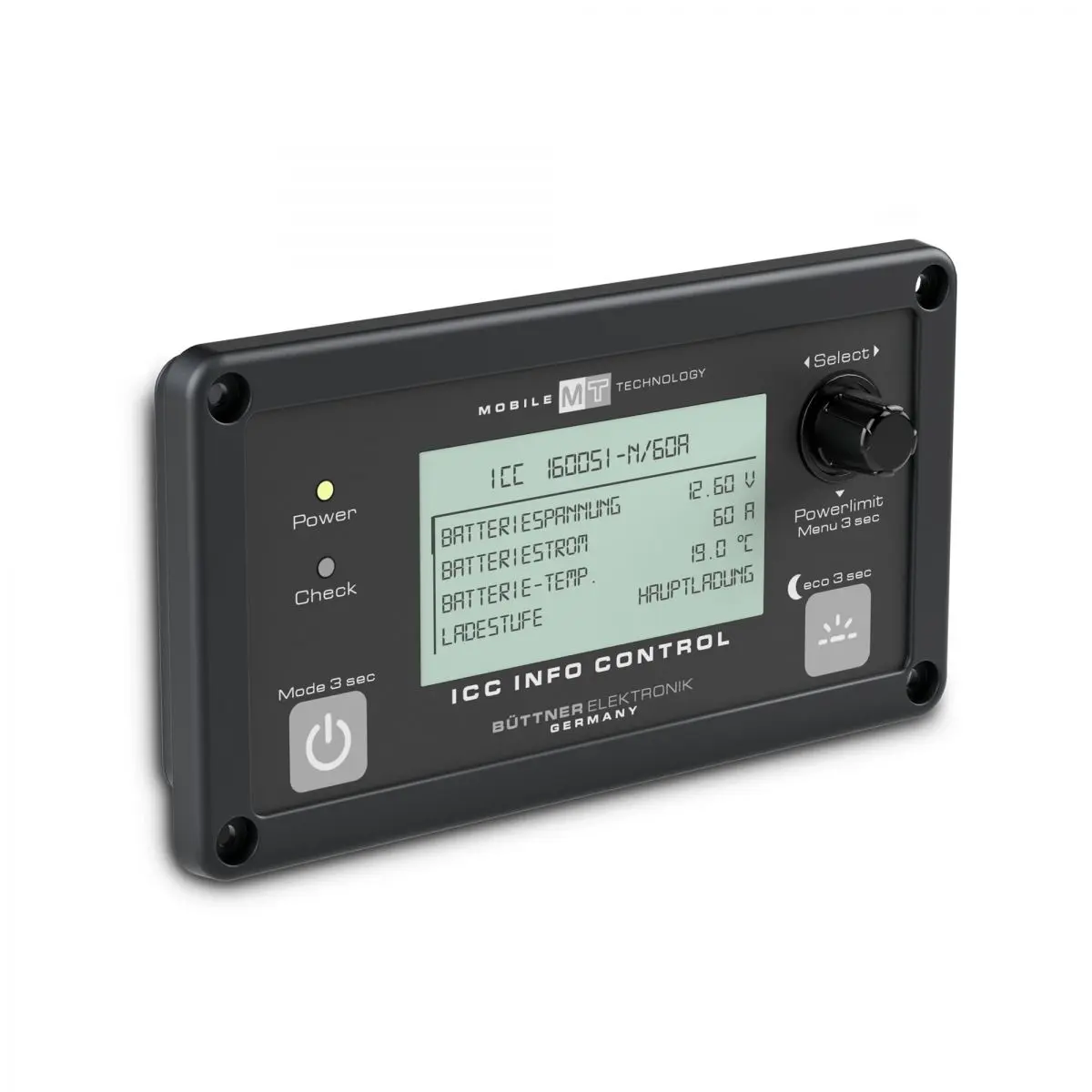 ICC Info- Control - fr ICC 1600/ ICC 3000