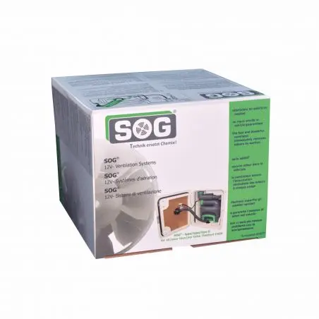 WC ventilátor SOG - typ D pre C400, biely