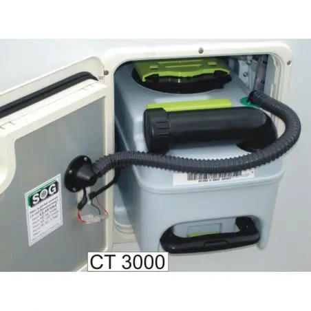 WC-szellőztetés SOG - 3000A típus CT3000/CT4000-hez, fehér