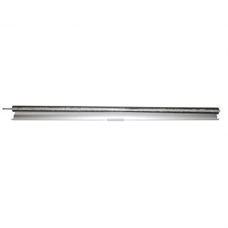 Jaluzele complet opace - alu/gri, 1830 x 800 mm