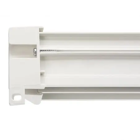 Vezetősín végsapkával - alumínium/szürke, 700 mm Rastrollo 2000-hez