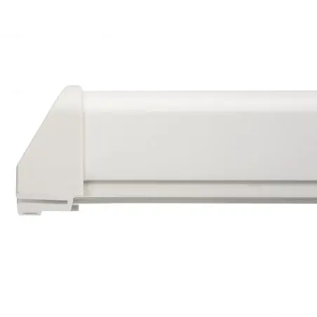 Sina de ghidare cu capat - aluminiu/gri, 700 mm pentru Rastrollo 2000