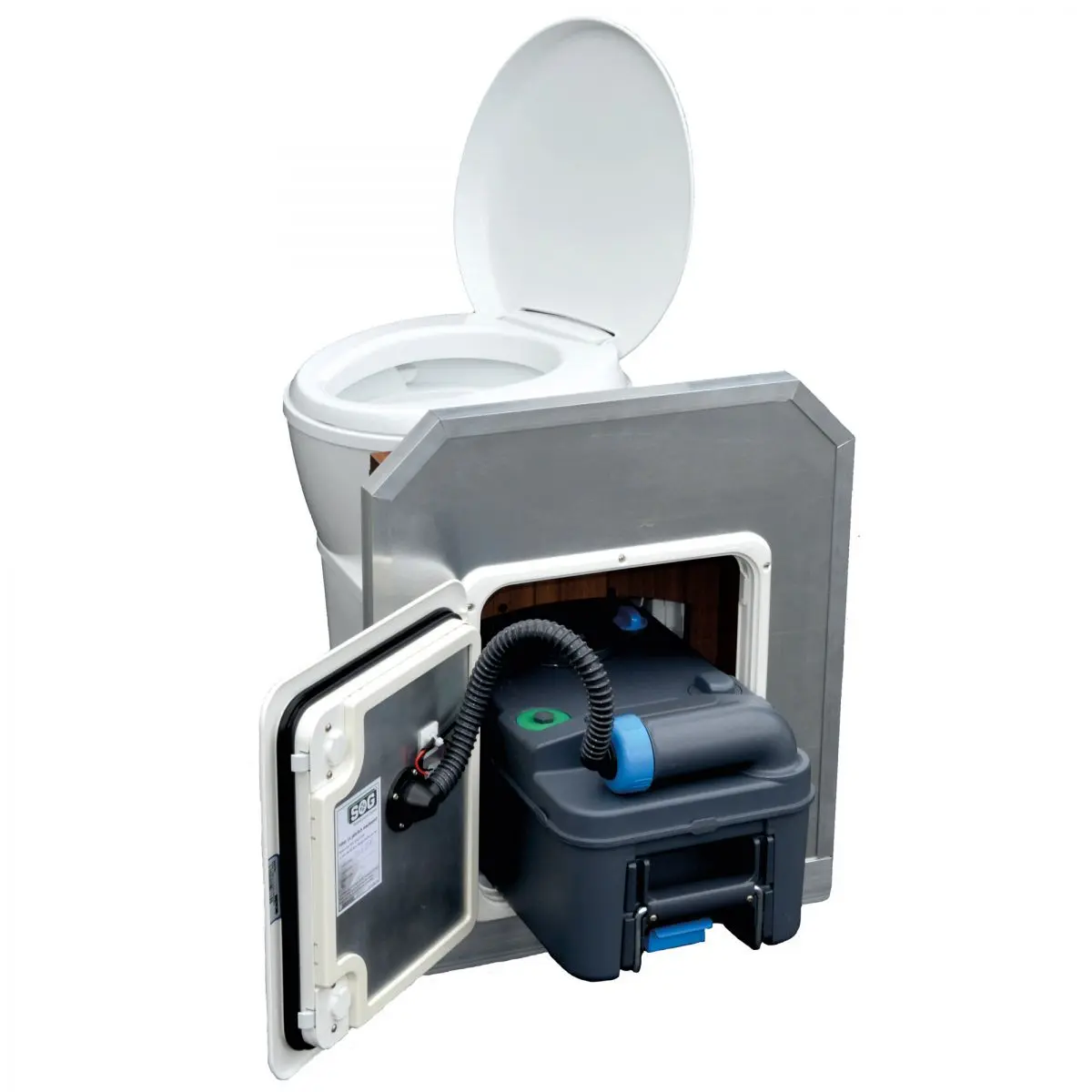WC ventilátor SOG - typ H C220, puzdro filtra biele