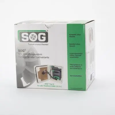 WC szellőző SOG - D típus C400-hoz, fekete