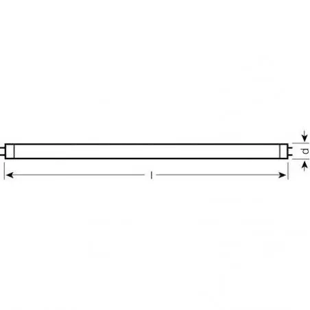 Lampă fluorescentă Basic T5 Short - 6 wați