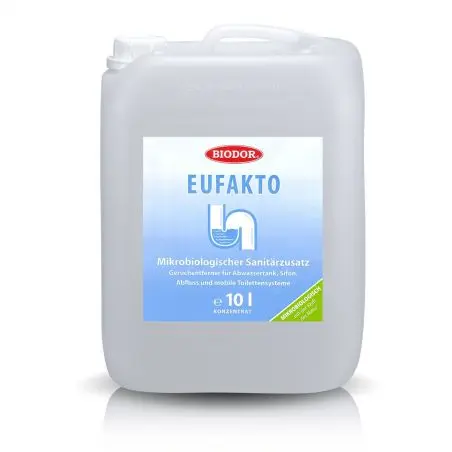 Sanitačná prísada Biodor Eufakto - 10 litrový kanister