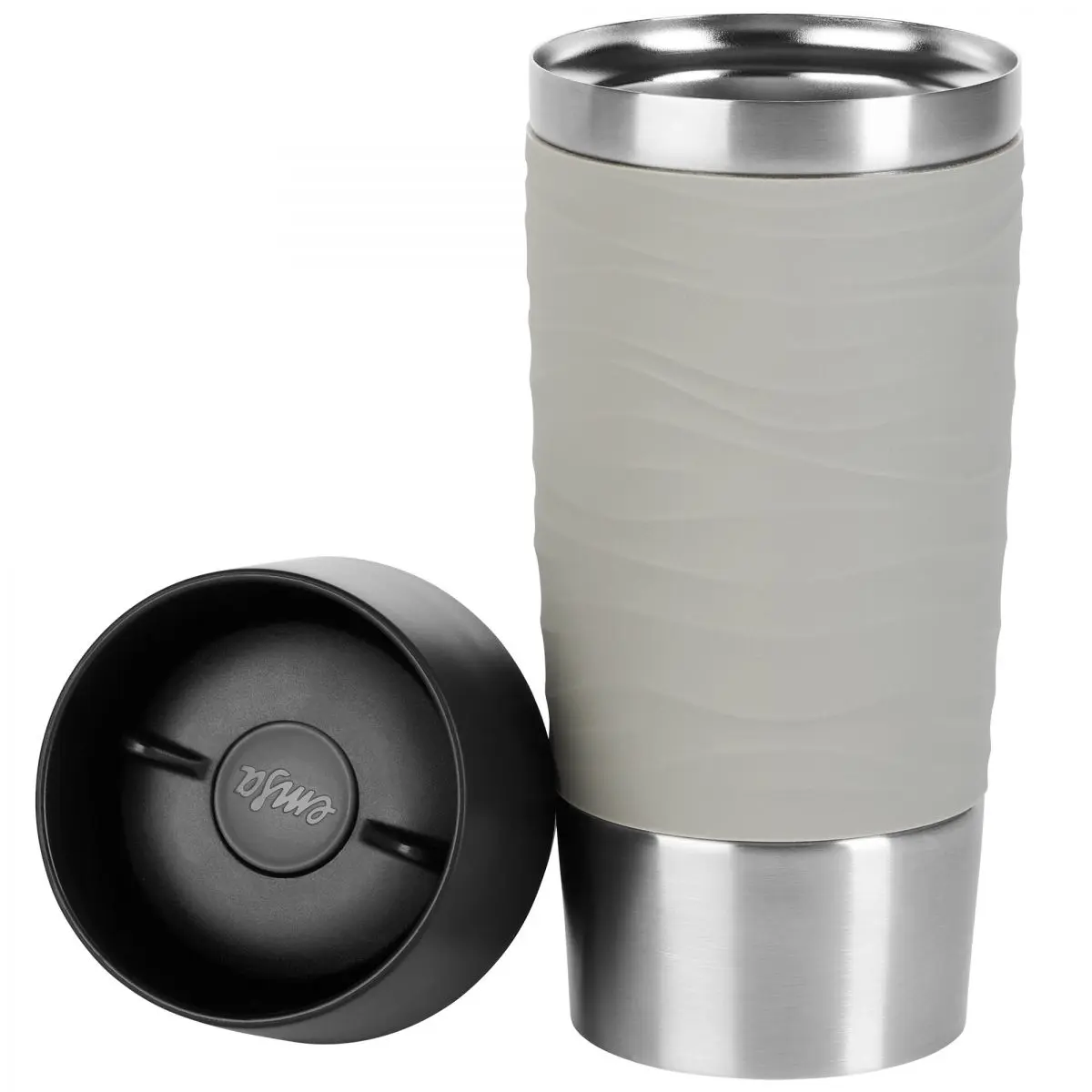 Travel Mug Waves - grau