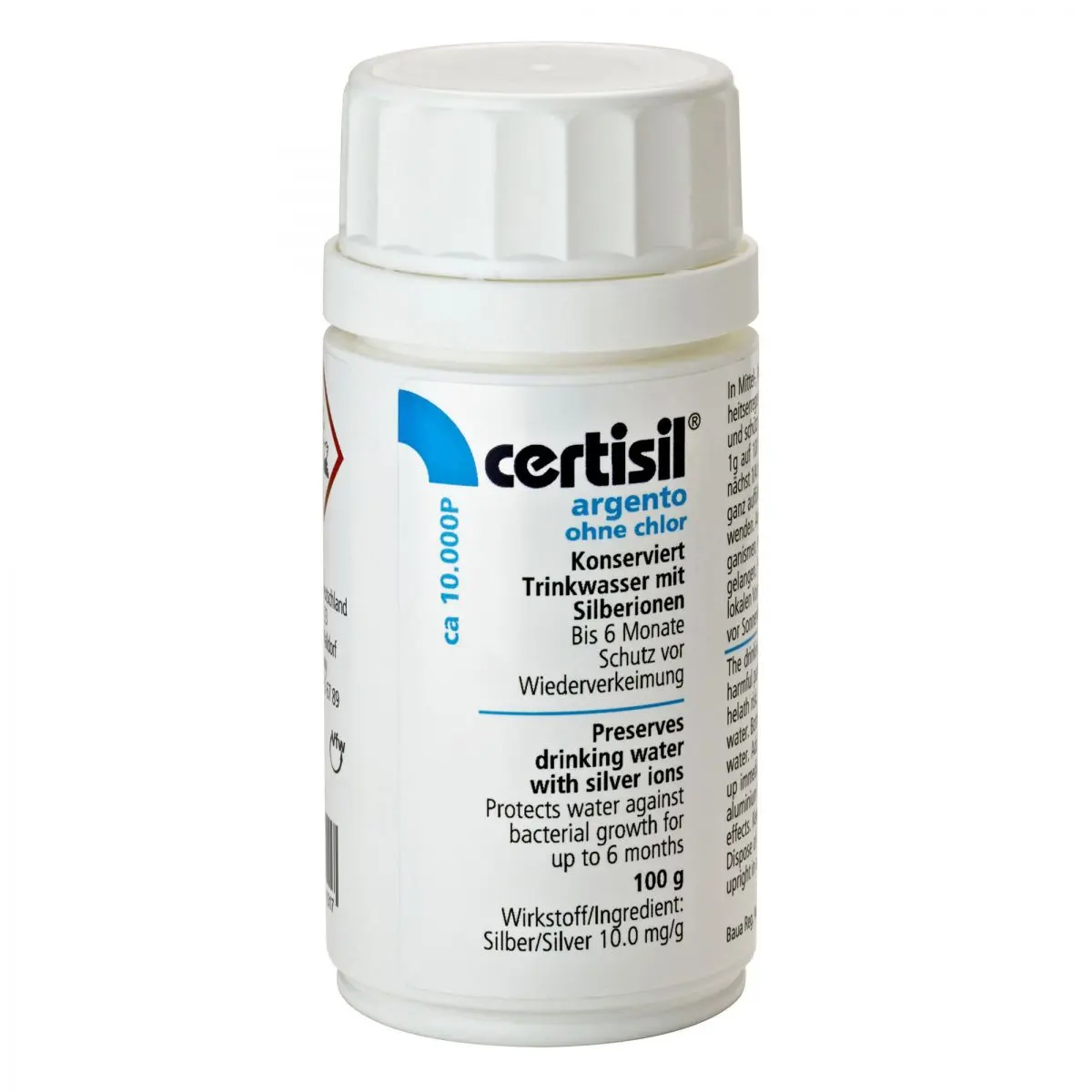 certisil argento - CA 10.000 p, 100 g prášku, balené SB