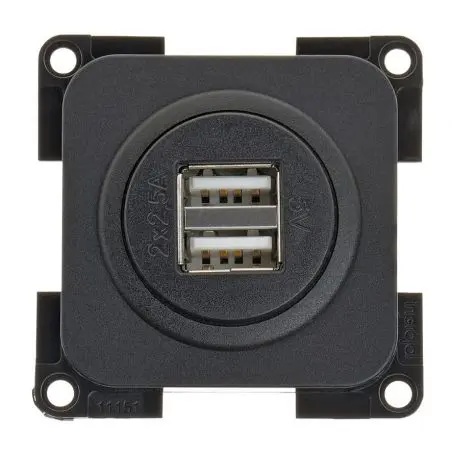 Priză USB - 2x 2,5 A, pachet de afișaj cu autoservire