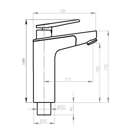 Egykaros kerámia csaptelep Vector E5 (fürdőszoba) - önkiszolgáló kijelzőcsomag