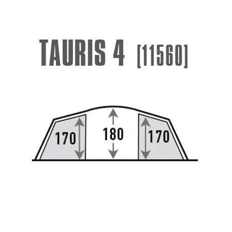 Cort Vis-a-Vis Tauris - 440 x 180 x 240 cm
