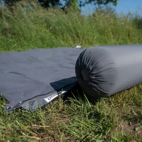 Rolă de pernă Zip XL Lounger - gri închis