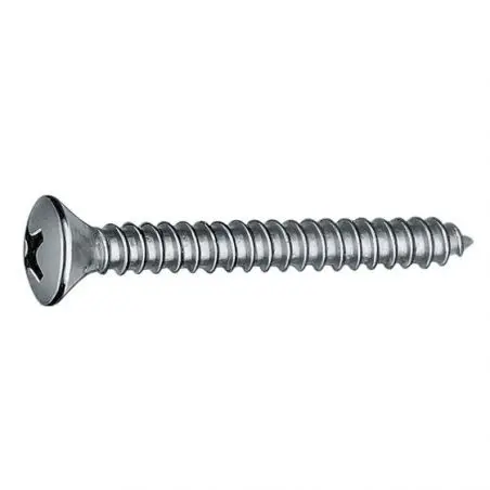 Oválna závitová skrutka so zápustnou hlavou tvaru C s krížovou drážkou H - 2,9 x 19 mm, DIN 7983B, 25 SB
