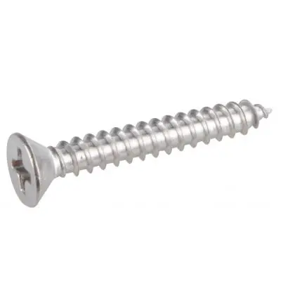 Șurub autofiletant înecat forma C cu cap Phillips H - 3,5 x 25 mm, DIN 7982, 25 buc