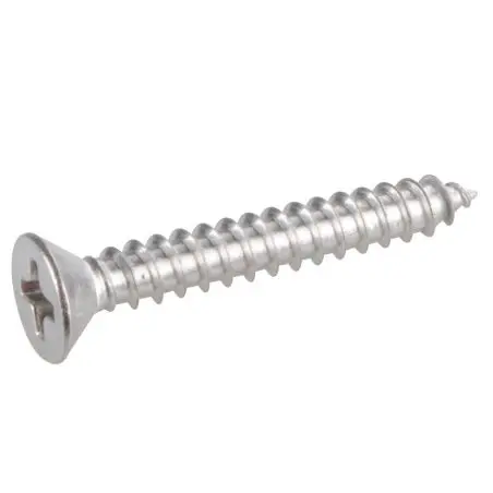 Závitorezná skrutka so zápustnou hlavou tvaru C s krížovou drážkou H - 3,5 x 25 mm, DIN 7982, balená po 25 SB