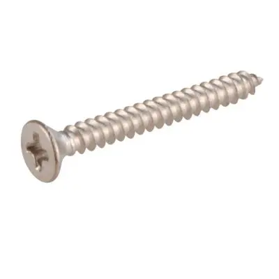 Süllyesztett önmetsző csavar C forma Phillips fejjel H - 2,2 x 19 mm, DIN 7982, 25 mm SB