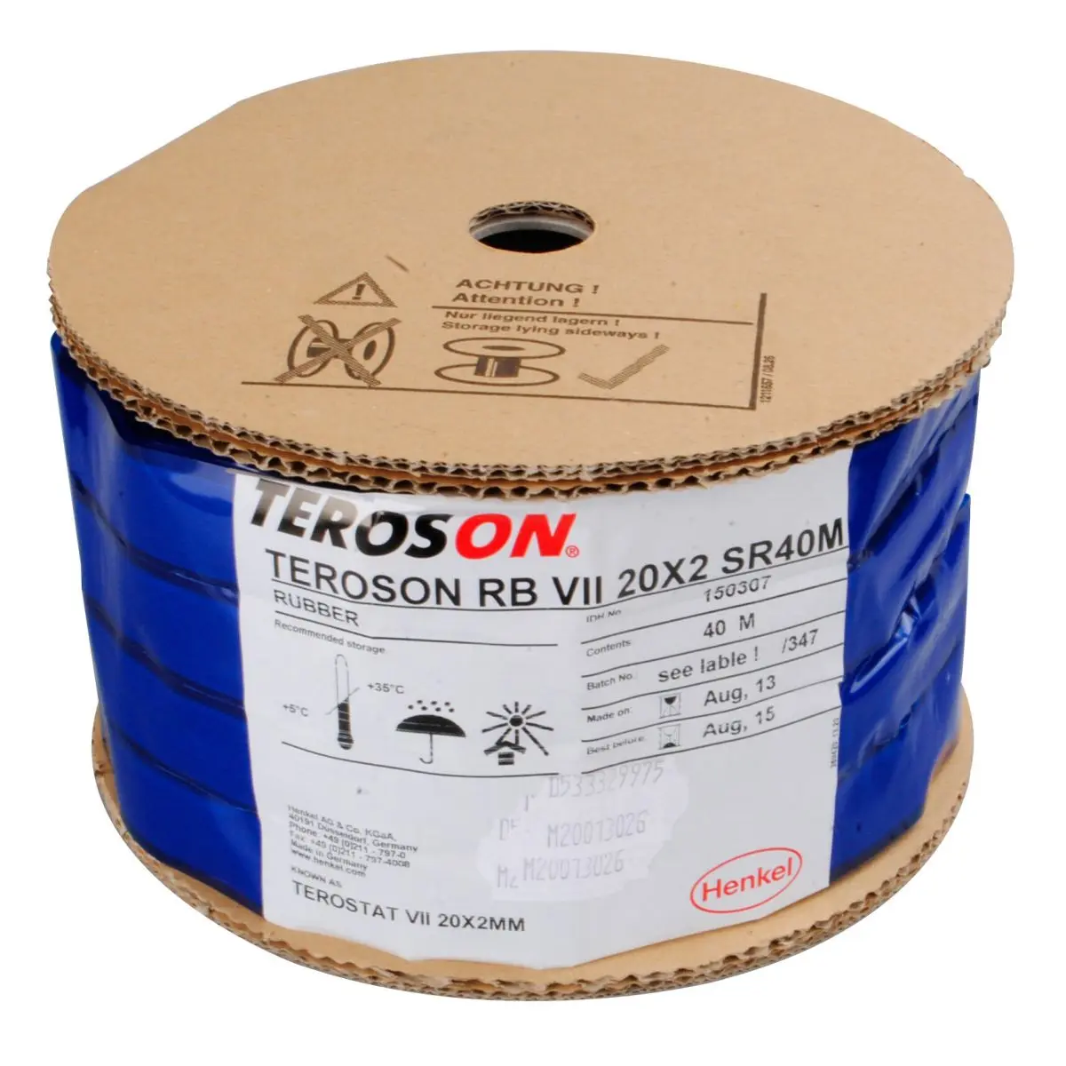 Bandă de etanșare Teroson RB VII - 20 x 2 mm, rolă 40 metri
