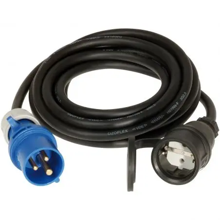Adaptérový kábel CEE - SCHUKO - 100 cm, balený SB