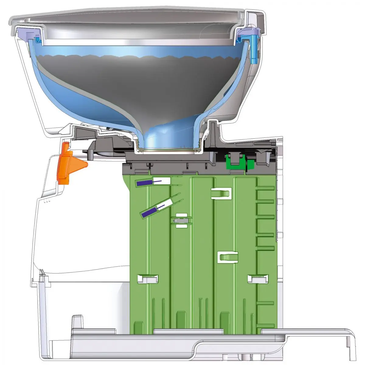 Kazettás WC CT 4000 - CTS 4110