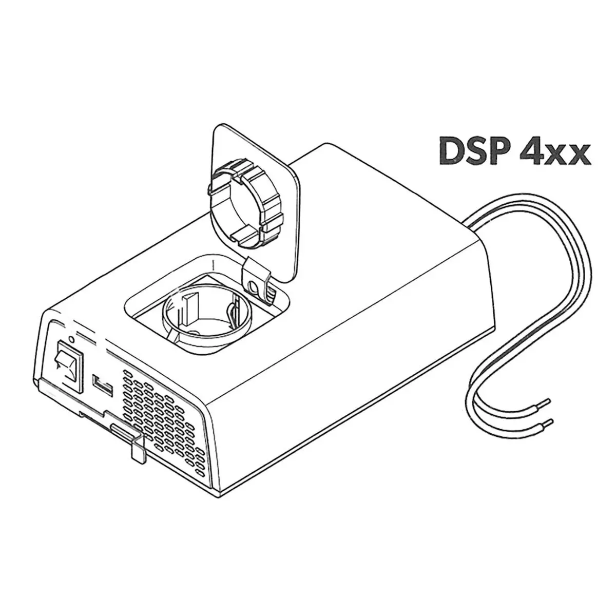 SinePower DSP 24 V - Convertor sinusoid 24 volți / 350 wați