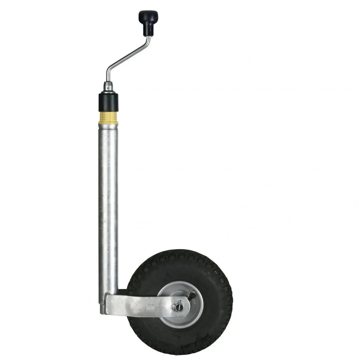 Roată de remorcare cu indicator de sarcină în partea din față - 260 x 85 mm, jantă de oțel